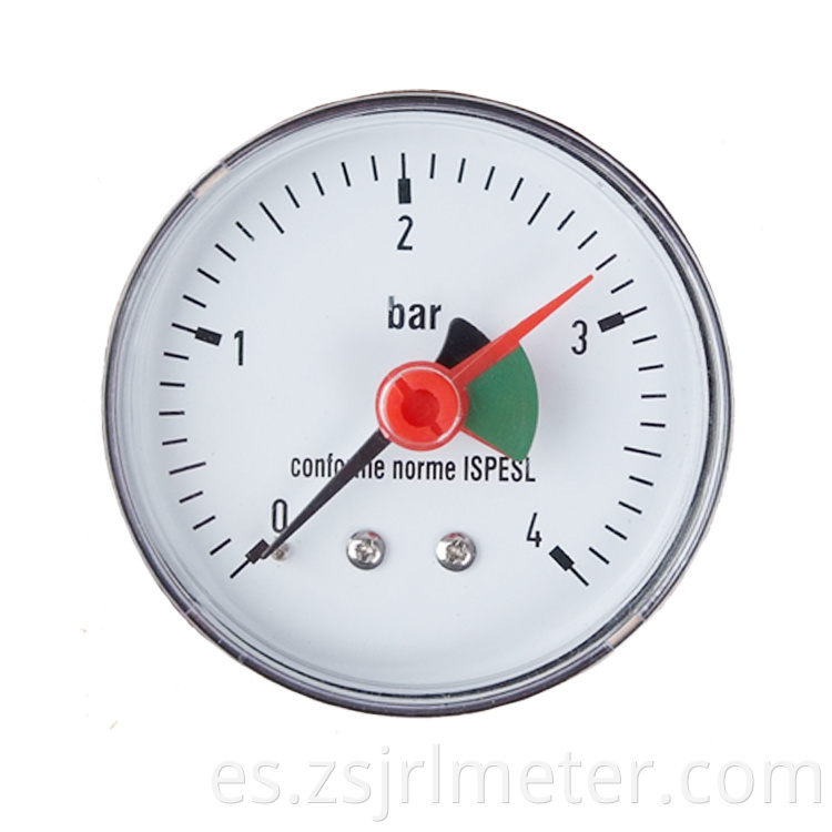 Medidor de presión vendedor caliente del mimor del indicador de presión del acero inoxidable de la cápsula de la buena calidad